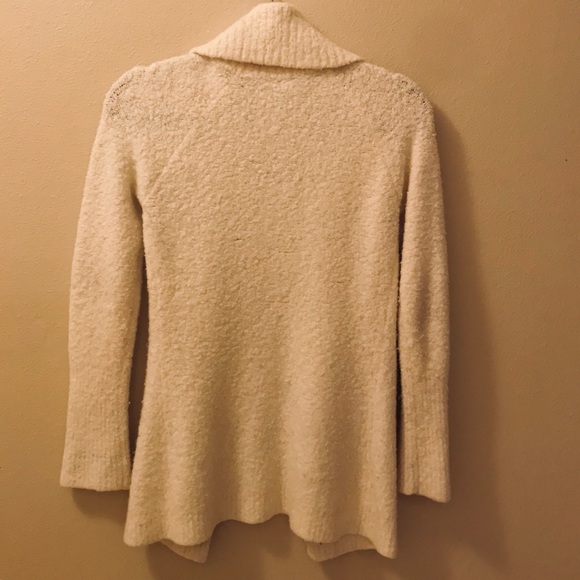 Moda International White Sweater Jacket - Medium - Picture 4 of 7